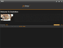 Tablet Screenshot of edutrotters.com